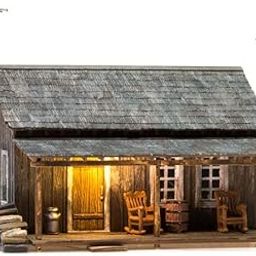 WOODLAND SCENICS Rustic Cabin HO Scale-image-20