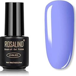 ROSALIND Gel Nail Polish UV LED Nail Polish Nail Manicure Long Lasting Nail Art Color Gel Need UV Lamp to Cure UV Gel Polish (7ml-43)-image-66