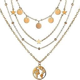 Jewellery for Women Stylish Pendant Necklace for Women & Girls (Gold)-image-11