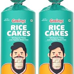 GRAINIC Rice Cakes, Classic Plain - Unsalted I Vegan, Gluten Free and All Natural (3 X 135 g)-image-12