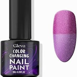 Gleva Colour Changing Gel Nail Polish Mood Temperature Colour Changing Gel Long-Lasting for Salon Home DIY Manicure 1 PCS 8ml Soak Off UV LED Nail Gel Polish (012-RT5047)-image-28