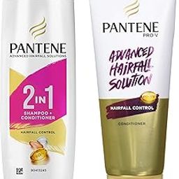 Pantene 2 in 1 Anti Hair Fall Shampoo + Conditioner, 180 ml & Pantene Advanced Hair Fall Solution Anti Hair Fall Conditioner, 200 ml-5