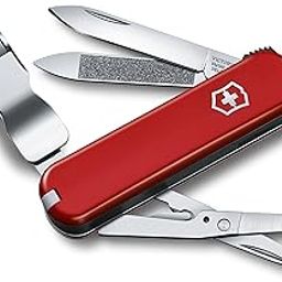 Victorinox Swiss Army Knife - NailClip Wood 580-8 Functions Elegant Nail Care Multi-Tool for on The go- Red, 65 mm, Small (0.6463)-image-10
