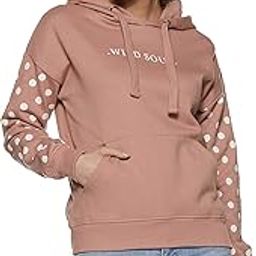 Women's Cotton Blend Regular Fit Hooded Sweatshirt-image-26
