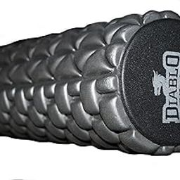 Diablo Foam Roller,Massage Roller,Self Massage,Trigger Point Release,Balance Exerciser (Silver) (Length 18 Inch)-6