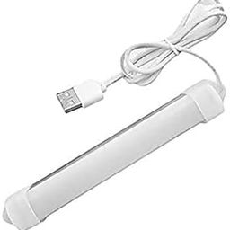 PACK OF 2 Plastic In-876 USB Le d Mini Led Tubelight, Portable with High Brightness Cool Day Light for Small Rooms, Petty Shops, Car Indoor Mini Light Straight Linear L ed Tube Light 1Metre Wire10Inch-image-5