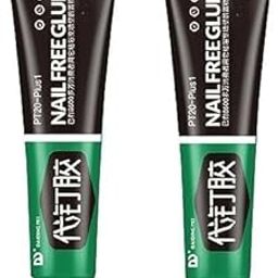 YEIPIS Multi-Purpose nail free glue Transparent Adhesive for Jewellery, Mobile Phone, Epoxy Resin, Shoes, Toys, Bag, Flowers, Touch Screen Cell Phone Repair nail free glue(12Gram, Pack Of 2)-31