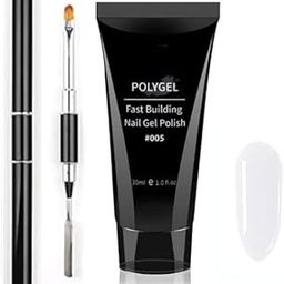 Gel Brush with clear Shade Polygel For Nail Extension DIY (clear)-image-91