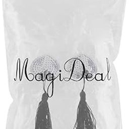 Nipple Cover Stickery Toys Women Sequin Tassel Breast Bra Pasty Silver-image-80