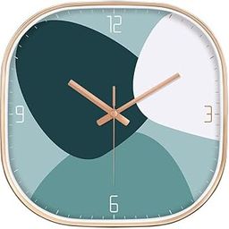 ginoya brothers Analog Glass Square Wall Clock, Silent And No Ticking, Easy To Read, Wall Clock Kitchen, Office, Classroom And Living Room (Forest Square Clock, Multicolor, 24 Cm)-picture-10