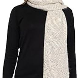 Women Acrylic Woolen Solid Plain Casual Warm Winter Wear Luxurious Muffler Scarf Stole,Off White-image-7
