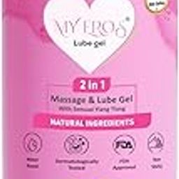 My Eros 2in1 Massage and Lube Gel 100ML| Water Base Lubricant for Men & Women | Dermatological Tested | With Natural Ingredients-19