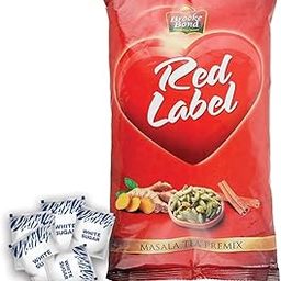Brooke Bond Red Label Masala Tea Premix With Brew Lab White Sugar Sachets(5G X 5) | Also Suitable For Vending Machine | 1Kg , White Tea-image-27