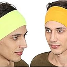 Workout Headband for Women & Men - Wide, Moisture Wicking & Non-Slip Exercise Hairband or Sports Sweatband - Keep Your Hair in Place - Performance Stretch & Ideal for Running & Yoga-image-86