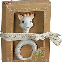Sophie La Girafe So Pure Ring Teether - 100% Natural Rubber teether for Babies from 0 Month to 12 Months - BPA Free-12
