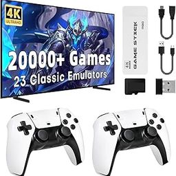 2025 Edition | Wireless for TV HDMI Gaming Plug & Play Video Game 4K HD Game Stick| Wireless Stick with Game Built-in 20,000+ Games & 64Gb, 23 Emulators TV Gaming Console for Kids 5 Years to 17 Years-image-67