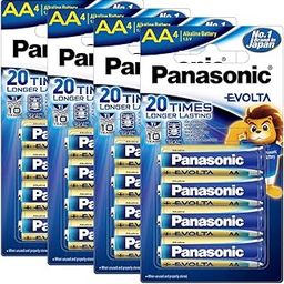 Panasonic Evolta AA Alkaline 1.5V Battery, 20 Times Longer Lasting Than Standard zinc Carbon Batteries,Anti-Leak Seal,Protects Power for up to 10 Years-Pack of 16-picture-29