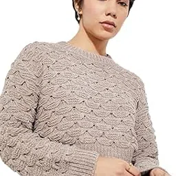max URB_N Women Chenille Knit Sweater-picture-20