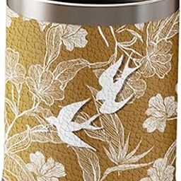 bnf® Trash Can Round Paper Basket Decorative Garbage Bin for Laundry Bedroom Home Gold with Silver Rim|Home & Garden|Household Supplies & Cleaning|Trash Cans & Wastebaskets-image-34
