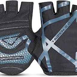 Nivia Coral 2.0 Fitness & Cycling Gloves/Super Stretchable with Microfiber sued Made for Light Sport Activities Weight Lifting,Training,Gym Workout,Crossfit (Large, Blue)-image-9