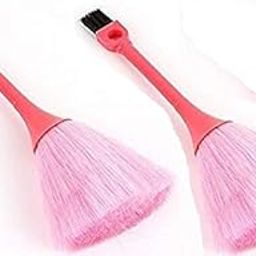 Nimbose® Fluffy Microfiber Kitchen Duster Laptop Keyboard Brush, 2 in 1 Computer Screen Cleaner & Dusting Tool Brush (Multicolor, Pack of 2)-image-47