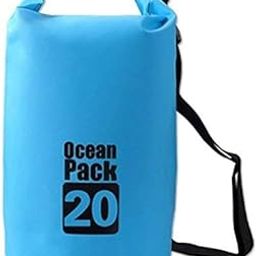 Delzon 20 Liter Ocean Pack Waterproof Dry Bag, Heavy-Duty Pvc, Storage Bag Organizer For Kayaking Floating Backpack For Water Sports, Fishing, Boating Beach Rafting (Multicolor, Backpacks)-image-52