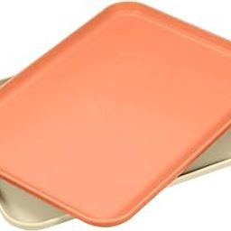 BGVM Wheat Straw Serving Platters for Party – 31CM Reusable Food Trays, BPA-Free Snack, Cookie & Appetizer Serving Dishes, Rectangular Stackable Tray for Kitchen, Picnic, Camping (2, Multicolor)-image-94
