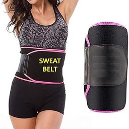 Waist Trimmer for Women & Men – Sweat Band Waist Trainer Belt for a Toned Look. Black-image-107