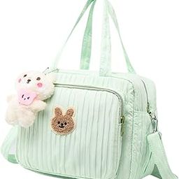 ATORSE Diaper Bag Handbag Reusable Large Capacity Spacious Mummy Makeup Bag Handbag Green|Baby|Strollers & Accessories|Stroller Accessories|Organizers & Nets-image-18