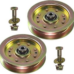 BOSFLAG 2 Pack 02004447 Idler Pulley Kit Replaces Cub Cadet 01004101, 02004447, 756-04400 for Cub Cadet Z-Force 44, Z-Force 48, Z-Force 50, Z-Force 60 Tank-image-22
