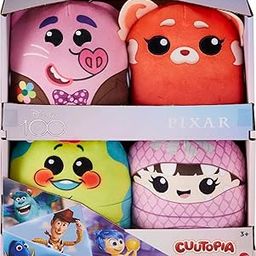 Mattel Disney100 Pixar Pals Cuutopia Plush Toys 4-Pack, Collectible Set of 4 Soft 5-Inch Pillow Dolls Inspired by Fan-Favorite Movie Characters-picture-15