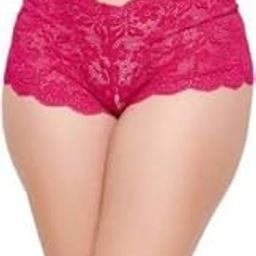 Advance Selection Women’s Sexy Lace Boyshort Panties | Soft & Stretchable Floral Lace Briefs | Mid Waist Transparent Underwear | Pack of 3-image-15