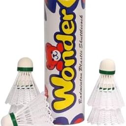 Everything to Shop ETS Wonder White Plastic Shuttlecock Nylon Shuttle(Pack of 5 PCS)-image-84