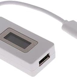 UniQMart USB Voltage/Current Mini Detector Mobile Battery Power Charger Tester Supports QC2.0 with LCD Screen-5