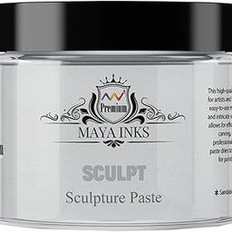 Maya Inks Premium Sculpt, Professional Sculpture Paste, White-image-9