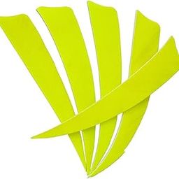 12Pcs Arrows Vanes Turkey Feather Fletching DIY Archery Arrows Light Yellow-image-46