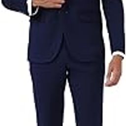 Men's Polyester Blend Two Piece Suit-Dress Set-picture-6