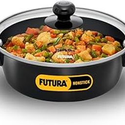 Hawkins Futura 2 Litre Cook N Serve Casserole, Non Stick Saucepan with Glass Lid, Induction Sauce Pan for Cooking and Serving, Black (Incb20G), 2 Liter-image-41