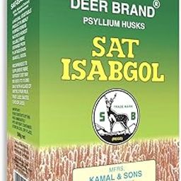 S.B. DEER BRAND Sat Isabgol - Pure Psyllium Husk Hiran Brand 500GM (Pack of 1)-14