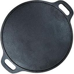 KNOBON dosa pan Cast Iron Flat Dosa/Roti/Chapati Premium Tawa Pan with 2 Side Handle, Dosa Kallu, Iron Tawa Big Size Non-Toxic Cookware| Gas and Induction Compatible | 30 cm-picture-6