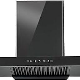Pigeon Atmos 90 cm T-Shape Kitchen Chimney 1500 m3/hr suction | Touch & Gesture Control | Filterless Tech + Heat Auto Clean | 7 years warranty on motor| (Black)-30