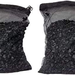VAYINATO® Activated Carbon Aquarium Filter Bags Fish Tank, 1kg- Aquarium Filter Media Activated Carbon Granules - Pond Canister Filter Net Mesh Granules by Petzlifeworld-image-55