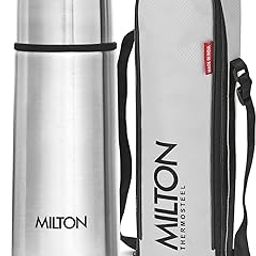 Milton Flip Lid 350 Thermosteel Water Bottle 350 ml, 24 Hr Hot and Cold I Leak Proof Lid with Jacket, ISI Certified I Vacuum Insulated I for Office, Gym, School I Silver-image-63