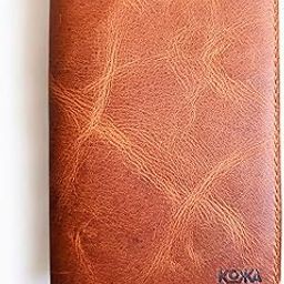 Handcrafted Full Grain Leather Passport Cover – Hand Stitched Brown Wallet with Minimalist Design – Durable & Stylish Travel Accessory-image-87