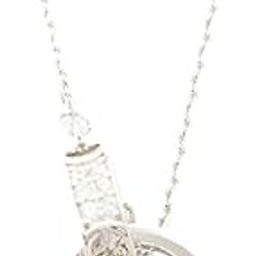 | 925 Sterling Silver | Hinged Forever Pendant with Cable Chain | Gift for Girlfriend, Women & Girls | With Certificate of Authenticity & Hallmark-image-0