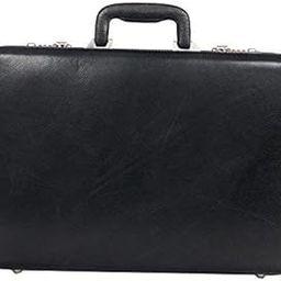 Genuine Leather Expandable Briefcase with Combination Lock-image-33