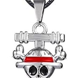 Anime Luffy One Piece Inspired Pendant Necklace Fashion Jewellery Accessory for Men and Women-image-61