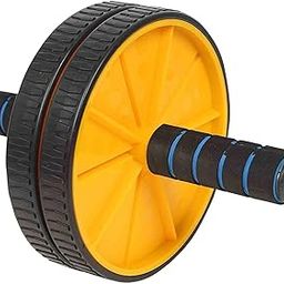 Perfect Fitness Ab Wheel Roller with Double Wheel, Foam Handle Grips, Premium 6mm Knee Mat, Core Exercise Equipment-6
