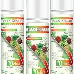 Qelica Ayurvedic Mouth Fresheners Spray - Freshen Breath and Improve Oral Health Naturally (Paan Kesari)-image-20