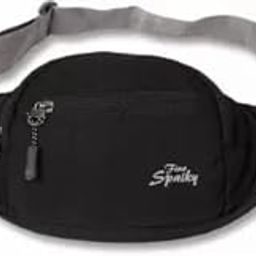 Stylish Real Waist Bag Elegant Style Travel Pouch Passport Holder (Black, Grey)-image-22